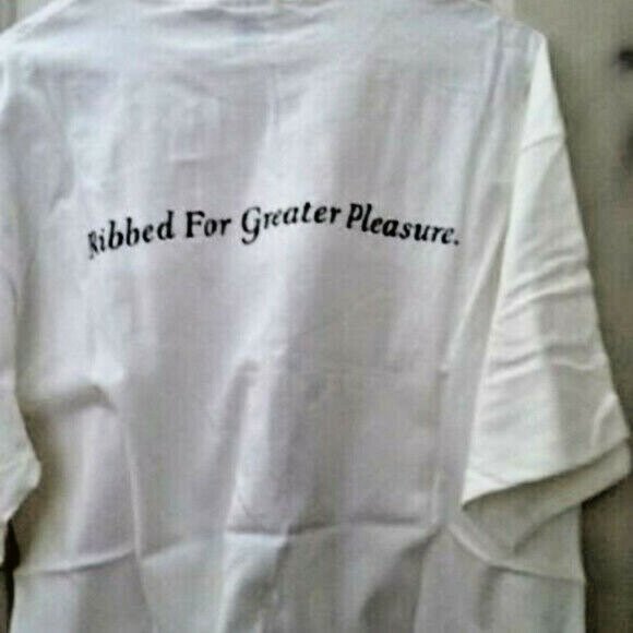 CAPITOL Records Label Shirt Sz XL S/S Ribbed For Your Pleasure VINTAGE - Picture 3 of 4